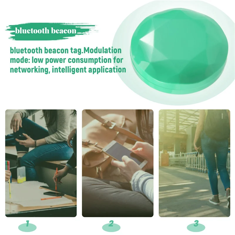 AEE7-NRF51822 Balise Bluetooth Tag Eddystone Ibalise Ble Balise de localisation de proximité