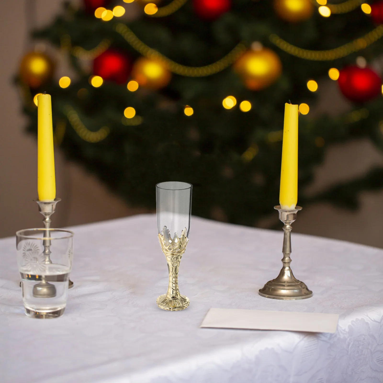 

6Pcs Church Decor Wine Cups Vintage Gothic Chalice Goblet for Religious Ceremony Communion Wedding Party Rituals Plastic