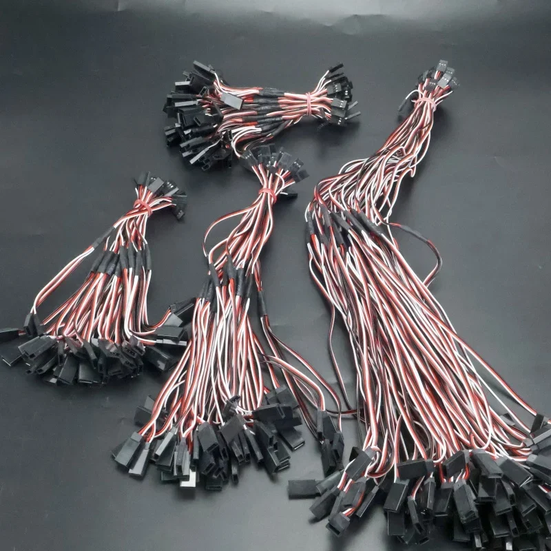 10PCS 150/200/300/500mm RC Servo Motor Y-shaped Extension Cable Wire for RC Servo Motor JR Futaba RC Airplane Helicopter Car DIY