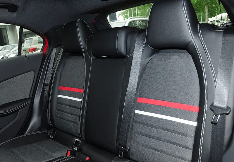For Mercedes-Benz A Class W176 Hatchback 2012 2013 2014 2015 2016 2017 2018 PU Leather Custom Car Seat Covers Set Accessories