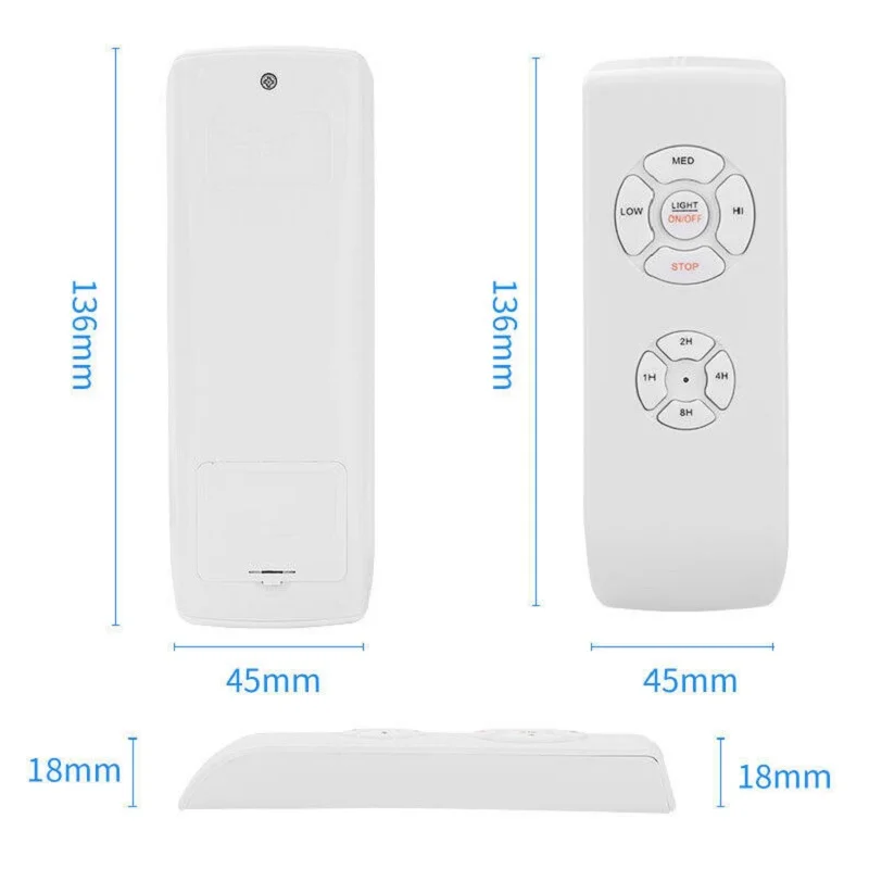 Kit telecomando universale 220 ~ 240V temporizzazione interruttore di controllo Wireless per lampada ventilatore da soffitto regolare l'interruttore di controllo remoto