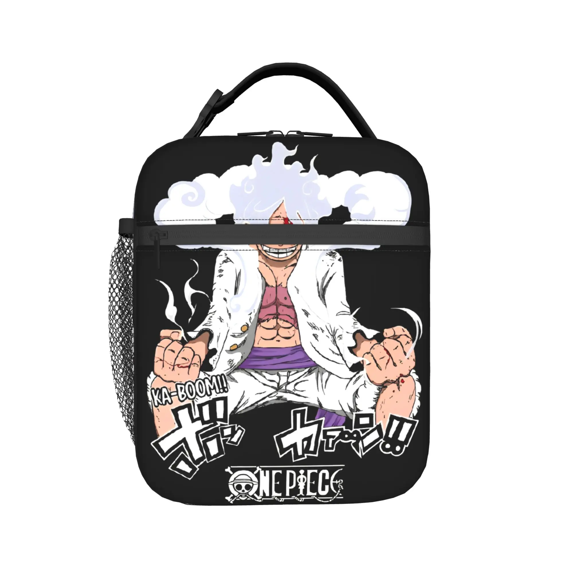 

luffys o-one-piece-e zoro Insulated Lunch Bags for Men Women Storage Food Box Portable Thermal Lunch Boxes For School Office