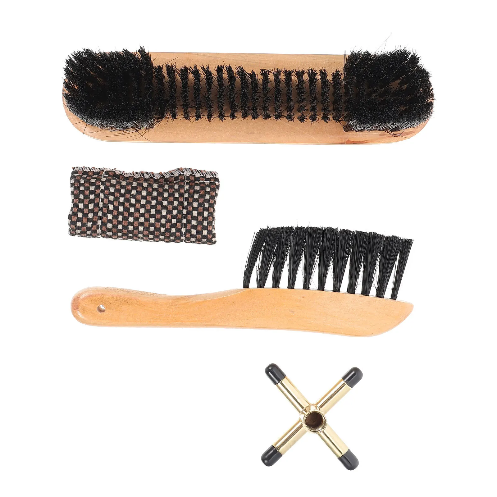 

1Set Billiard Table Clean Kit Dual Length Bristle Brushes Pool Table Cue Brush Rack Billiard Accessories Cleaning Tool Set
