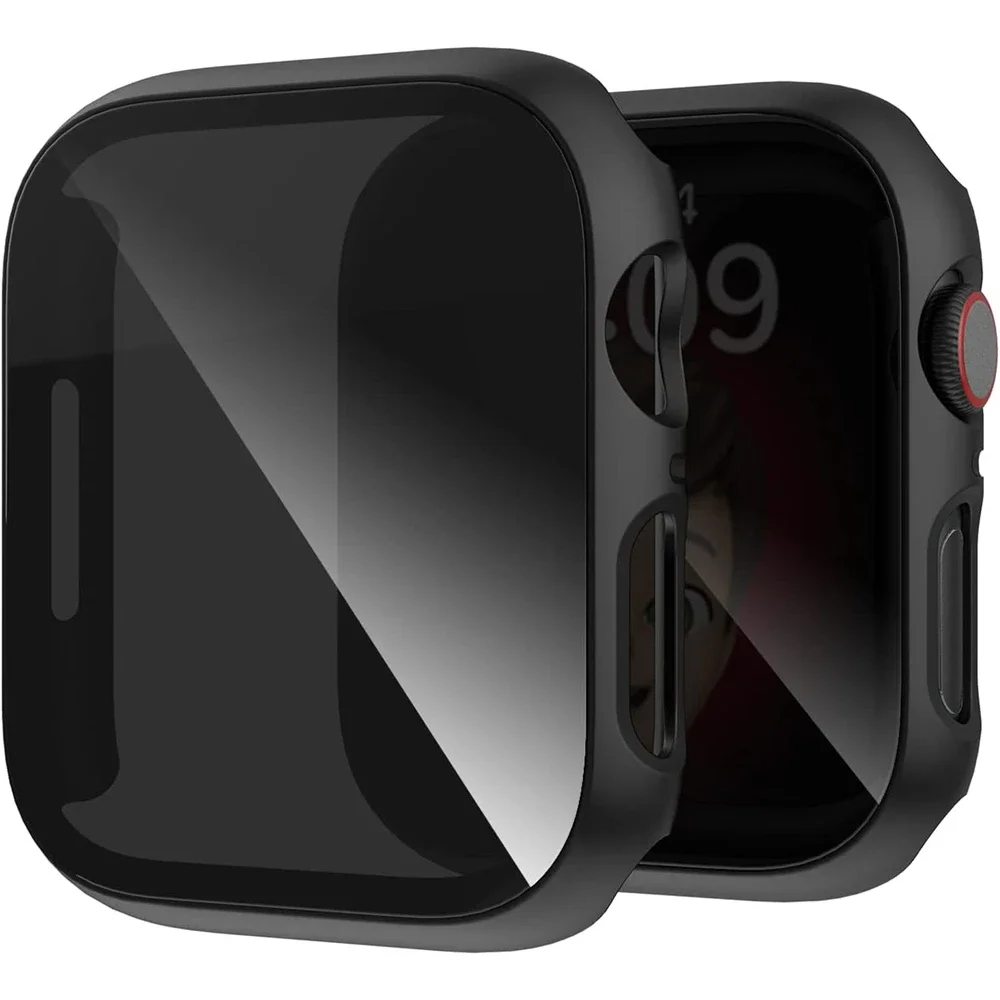 

Стекло + чехол для Apple Watch 10 9 8 7 6 SE 5, аксессуары, защитная пленка для экрана iWatch серии 44 мм, 40 мм, 41 мм, 45 мм, 49 мм, 38 42 мм, 46 мм