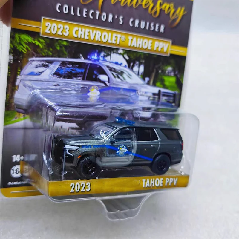 Greenlight 1:64 2023TAHOE PPV Kentucky State Police Car 75th Anniversary Series Diecast Model Alloy Car Child Christmas Gift