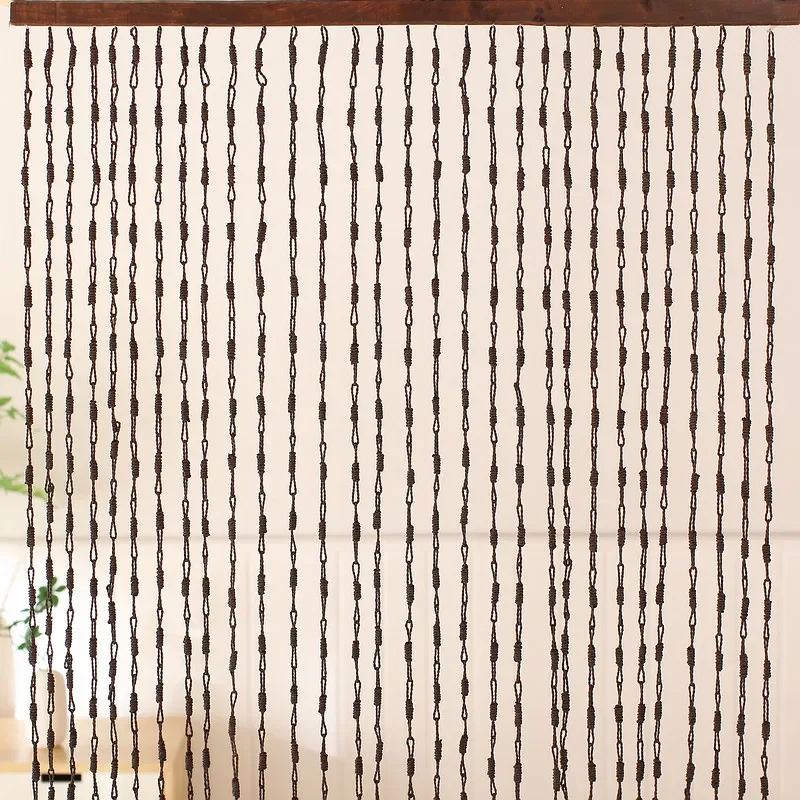 30pcs Without Wooden Strips Hand-woven Curtain Room Partition Hanging Display Living Room Kitchen Balcony High fiber material