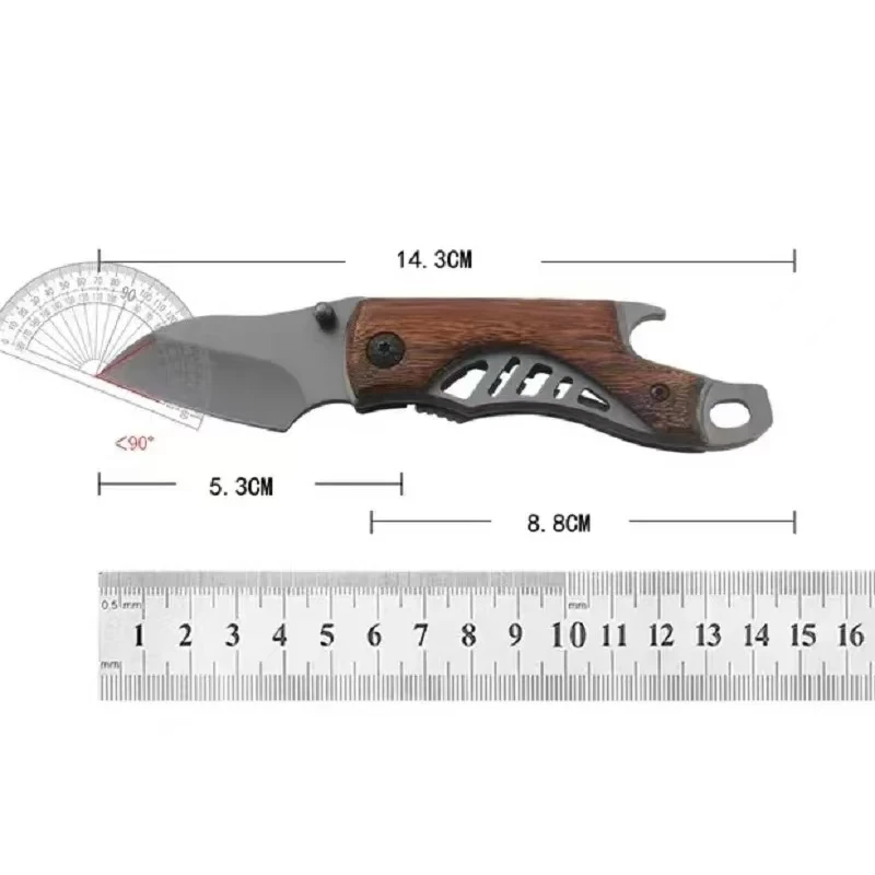 Portable Folding Pocket Knife High Hardness Stainless Steel Pocketknives Outdoor Camping Survival Knives Gifts