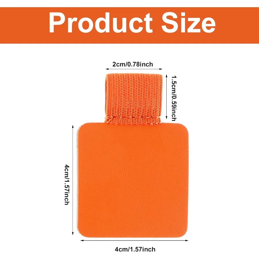 6 حزمة من حوامل حلقة القلم ذاتية اللصق من الجلد حامل القلم الرصاص المرن حامل القلم الملون وسادة التحريك مصممة لأجهزة الكمبيوتر المحمولة Jourls D #2