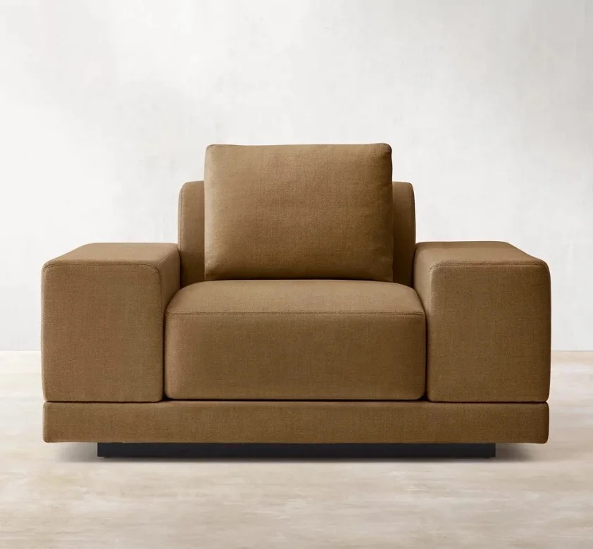 Contemporary European latest design furniture single seat sofa