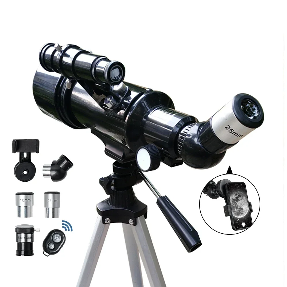 High End Telescope 70mm Aperture 400mm AZ Mount Astronomical Refracting Telescope for Kids Adults 40070 Telescopes