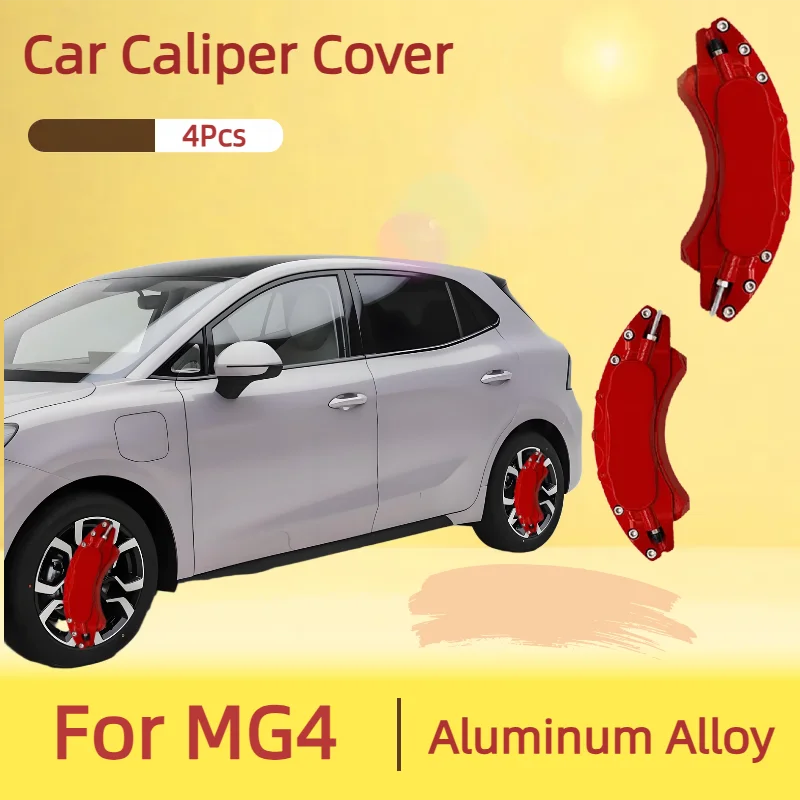 

Для MG4 MG 4 автомобильный тормозной суппорт, крышка из алюминиевого сплава, металлический внешний комплект, подходит для X-power Style, расширенный диапазон хэтчбека, 4-дверный, 2024