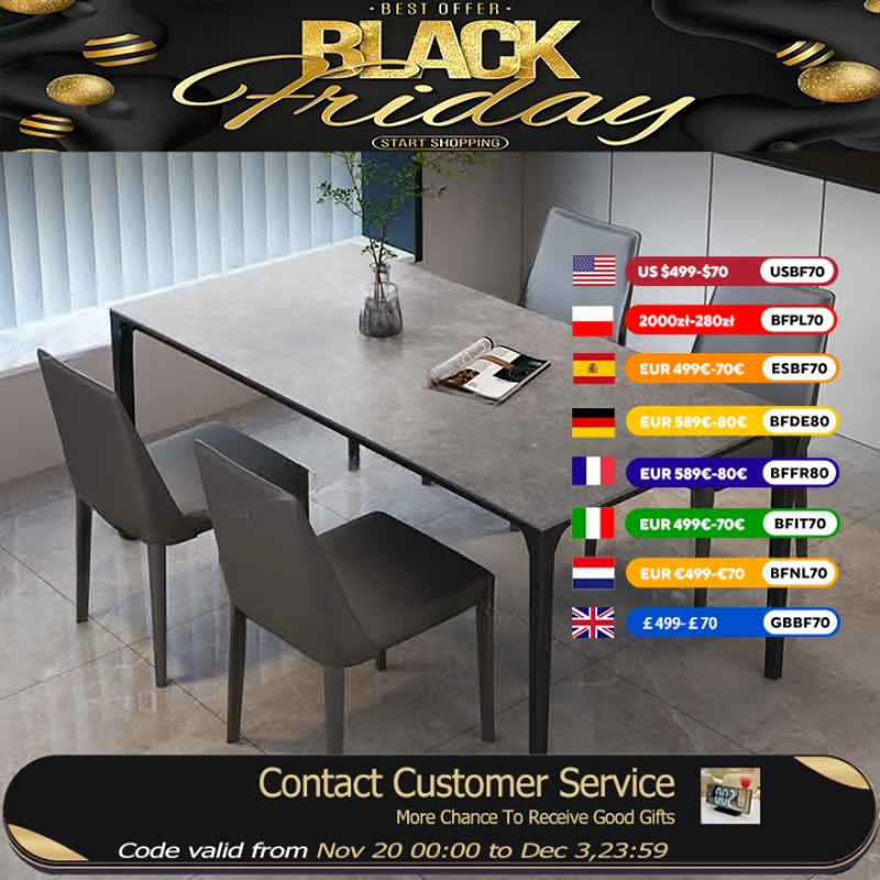 

Style Party Dining Table Living Room Unique Big Kitchen Dining Table Restaurant Rectangular Esszimmer Tisch Furniture Home