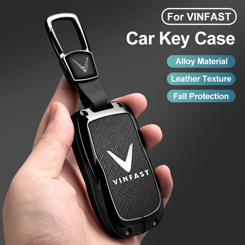 سبائك الزنك سيارة مفتاح غطاء قذيفة ل Vinfast VF3 5 6 7 8 9 31EV 32EV 33EV LUX A2.0 SA2.0 V8 E34 / VF8 / VF9 حامي الملحقات