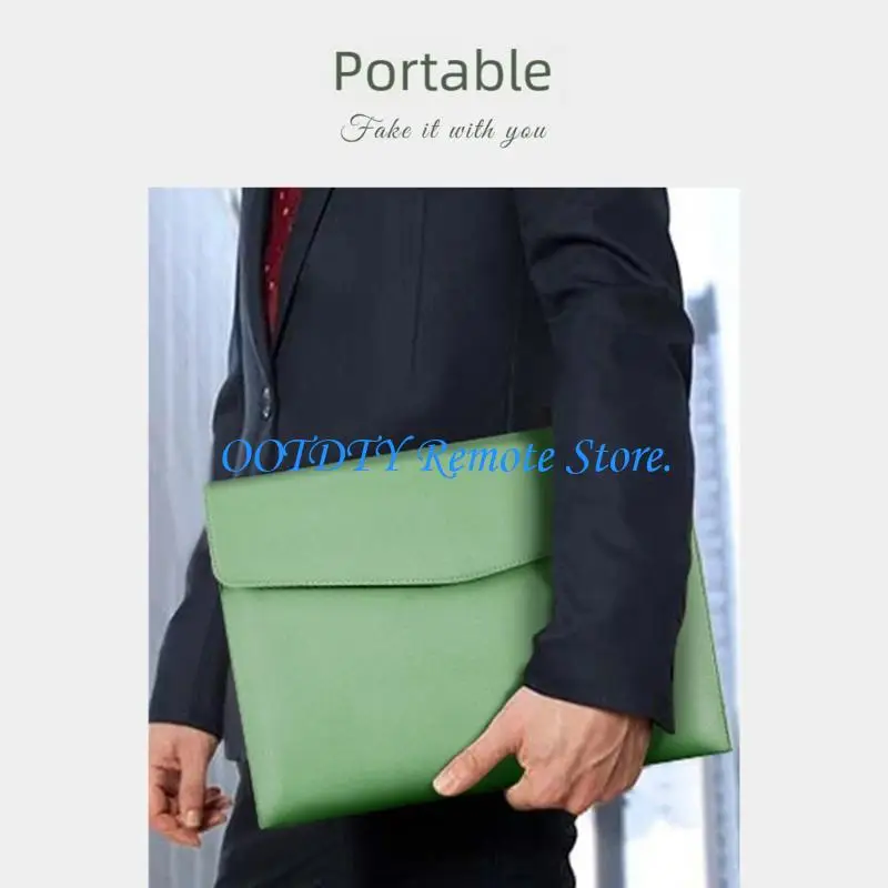 

Expandable PU Leather File Organizers Water Resistant Surfaces Holds Pages Closure Business School Essential