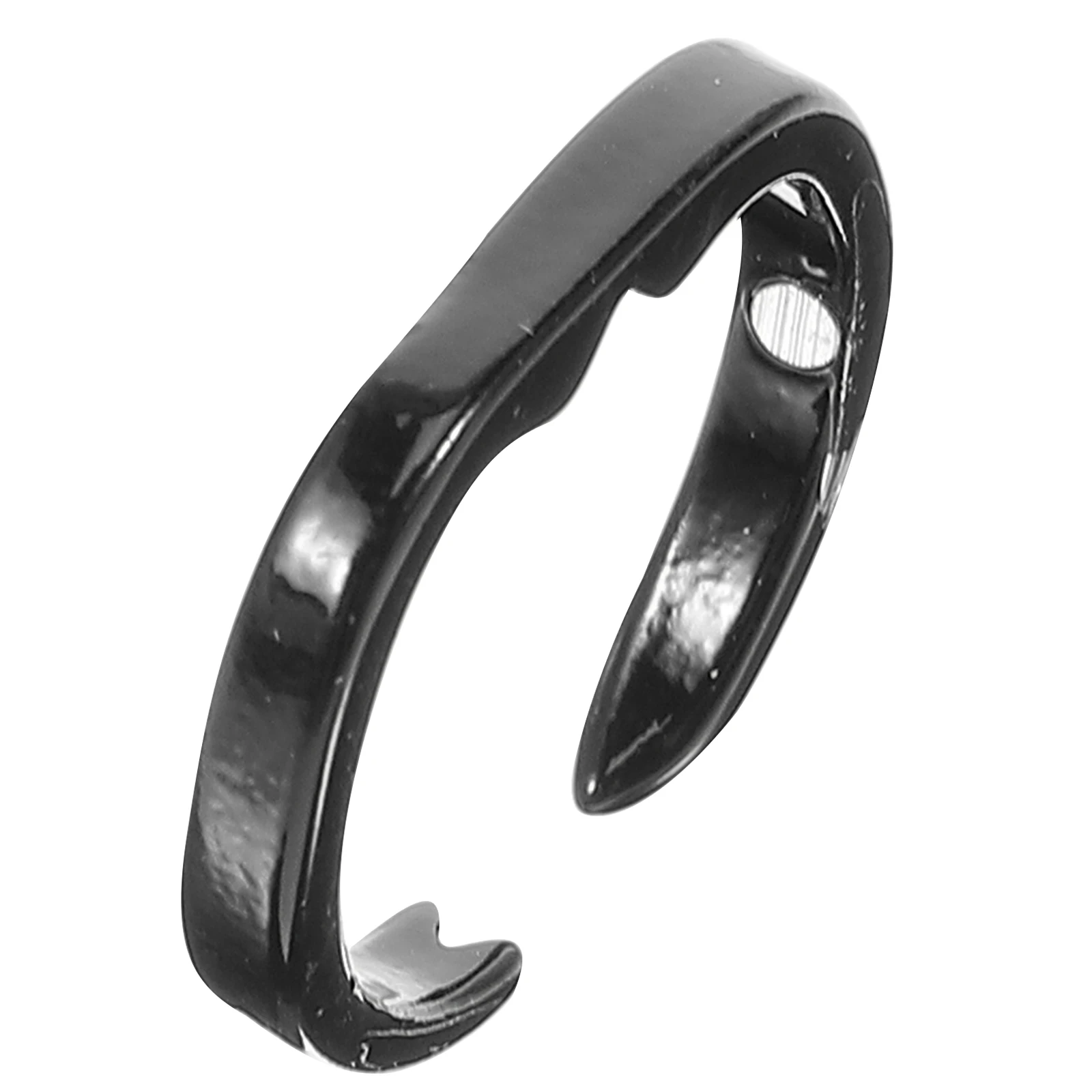 

Magnetic Health Ring for Weight Loss Black RG0019 00 32 Reusable Unisex Portable Open Rings Fashionable Alloy Jewelry Gift