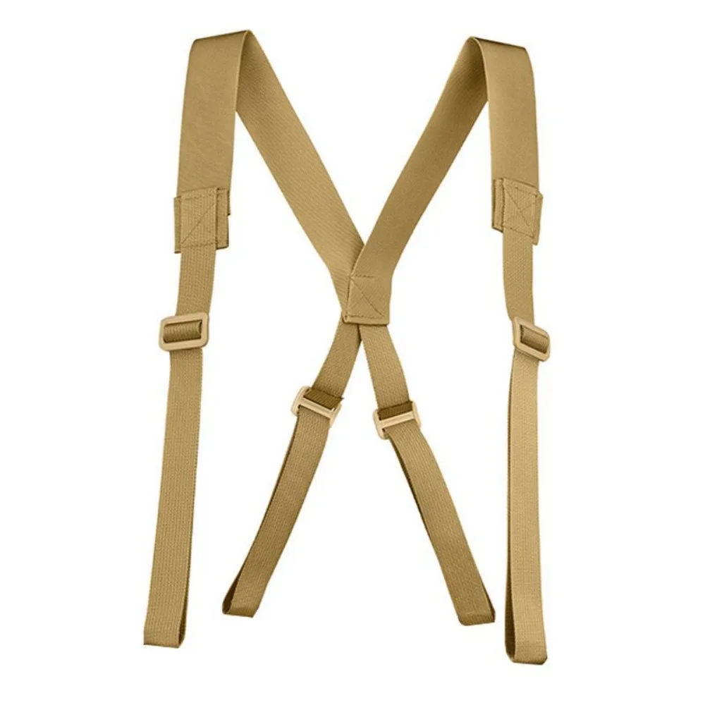 حزام نايلون متين قابل للتعديل بلون سادة متعدد الوظائف حزام أدوات على شكل حرف Y