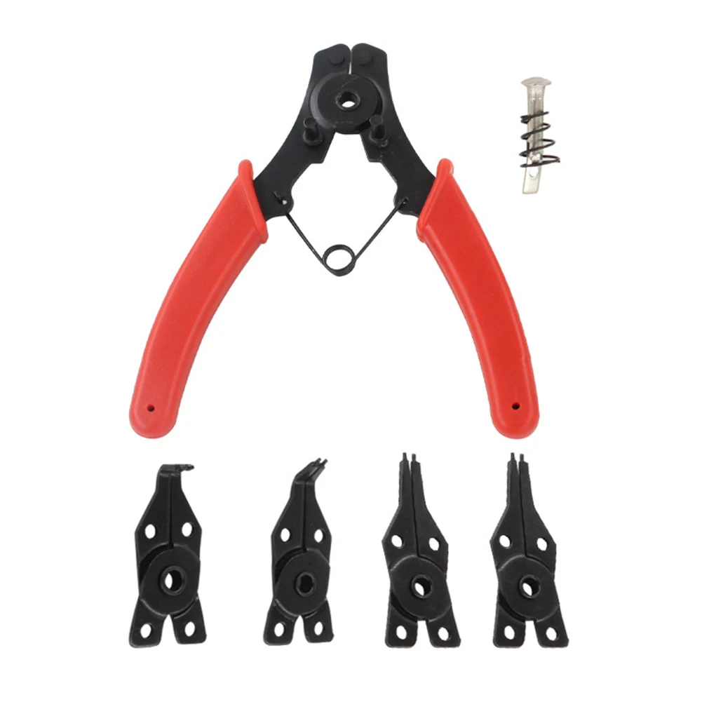 Combination Retaining Clip Pliers Circlip Tough Easily Carrying Snap Ring Pliers Set Multifunctional Lightweight Tools