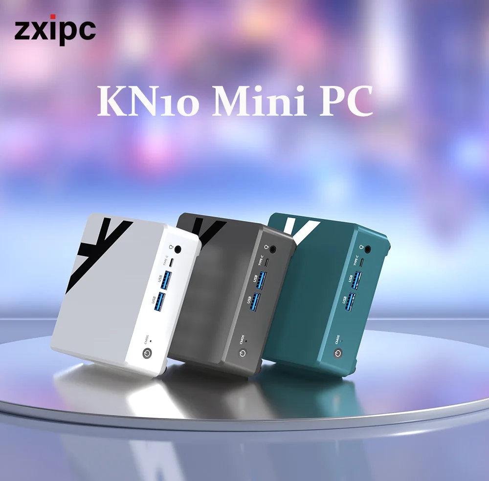 Мини-ПК ZXIPC Alder Lake N100 Windows 11 Intel 12th DDR4 RAM NVME ROM WiFi 5 BT4.0 настольный компьютер мини-ПК рабочий игровой компьютер