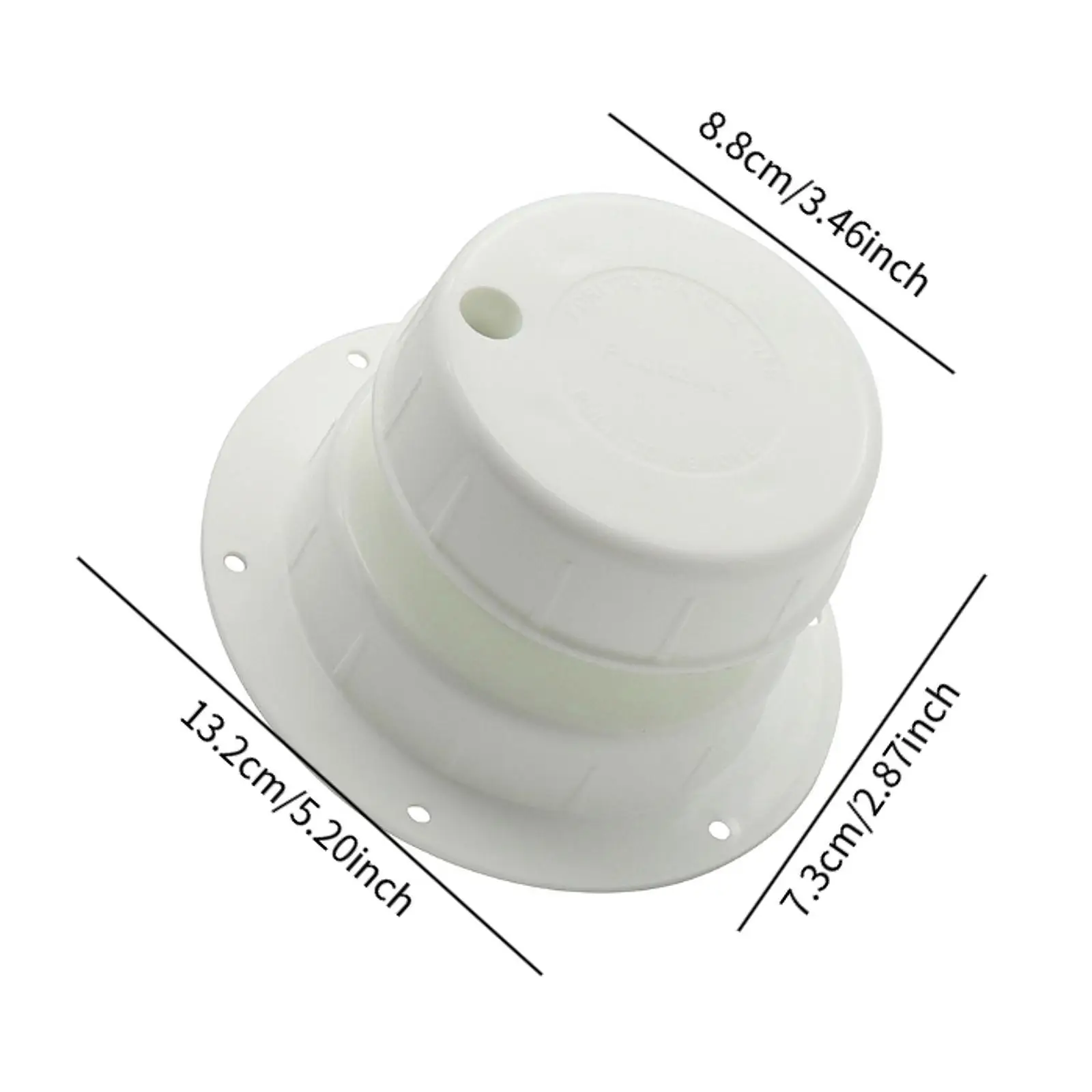 غطاء فتحة تهوية مجاري RV بديل من النايلون، غطاء فتحة تهوية سباكة بمظهر بسيط لتجميع سقف متنقل #6