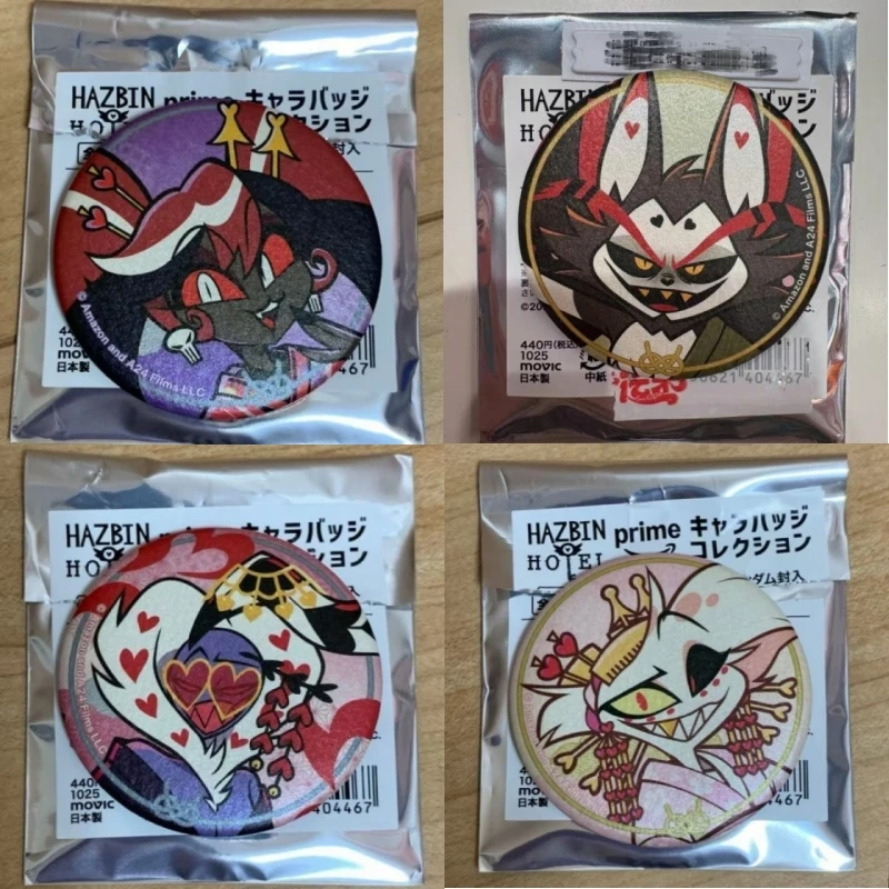 

Значок серии кимоно Hazbin Hotel, булавка-ангел, пыль, шелуха вел, аниме, периферийные устройства, значок для товаров, булавки, игрушка в подарок