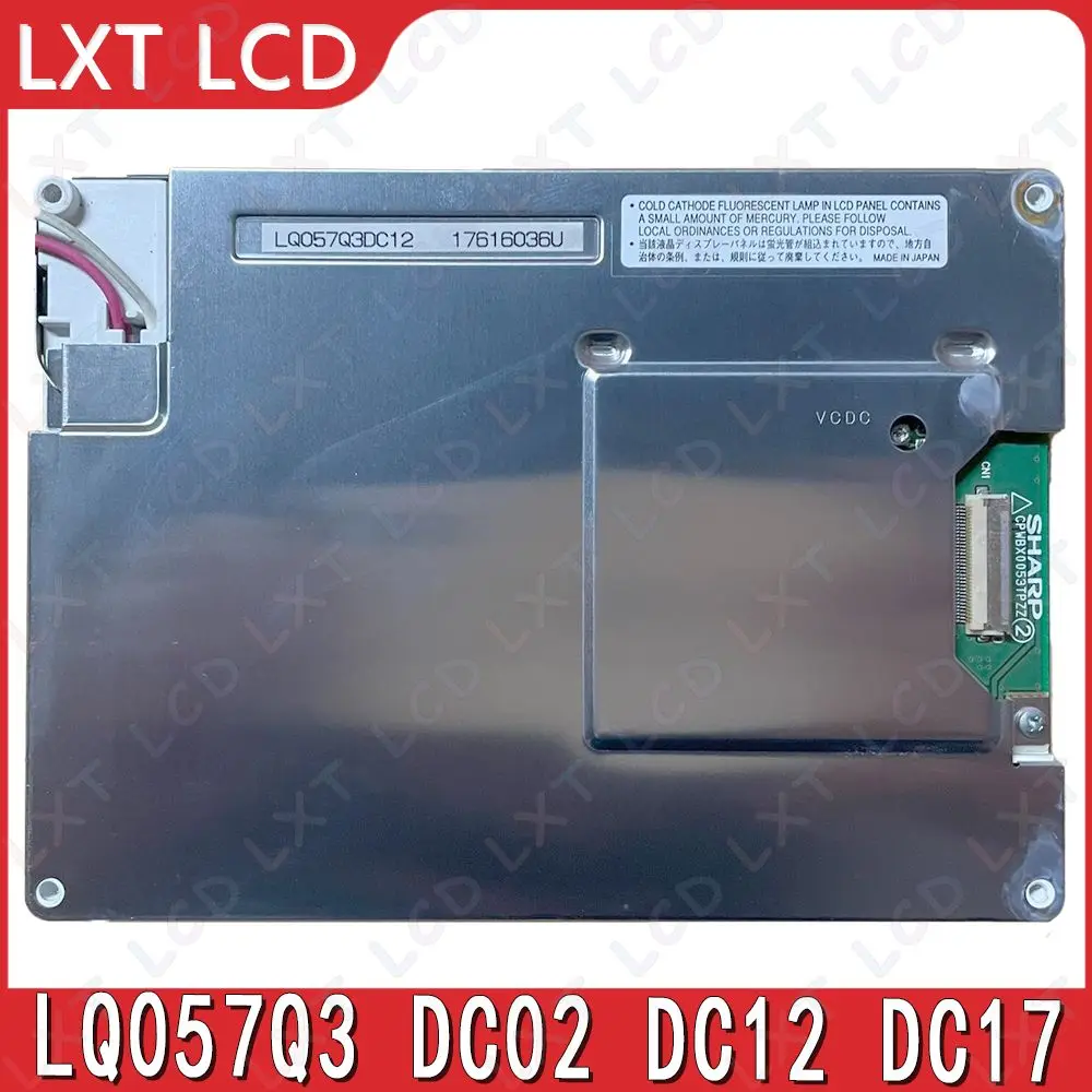 

LCD Display Screen For LQ057Q3DC02 LQ057Q3DC12 LQ057Q3DC17 Original New Panel 5.7 Inch 320x240 LCD Display Screen LCD
