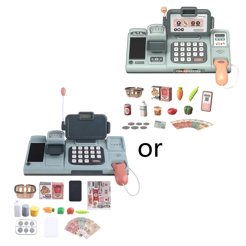 

Mini Portable Toy Cash Register Develops Early Math Skills for Kids 3+