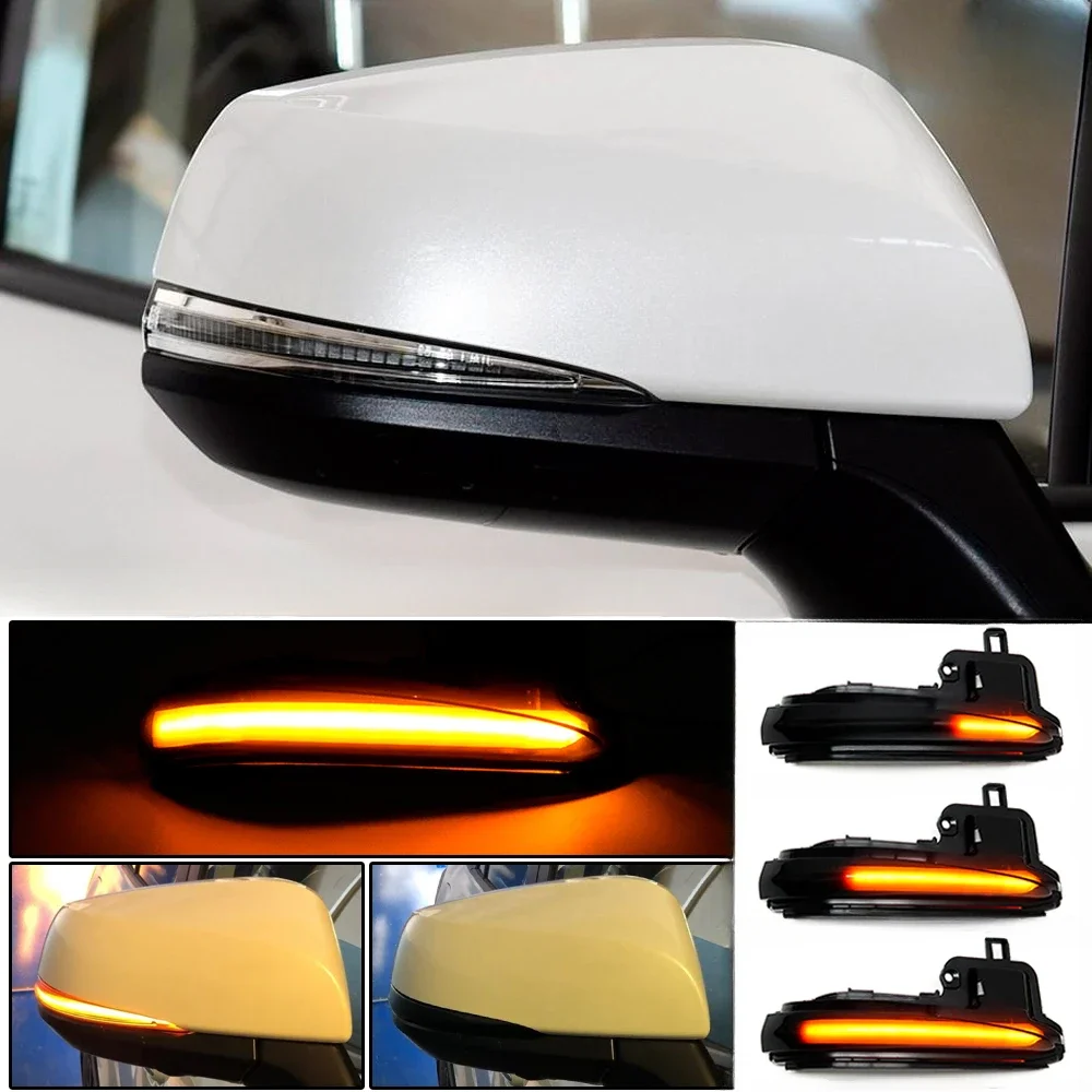 For Toyota Alphard Vellfire Lexus LM RAV4 Highlander Tacoma 2016 - 2020 LED Dynamic Turn Signal Light Rear View Mirror Indicator