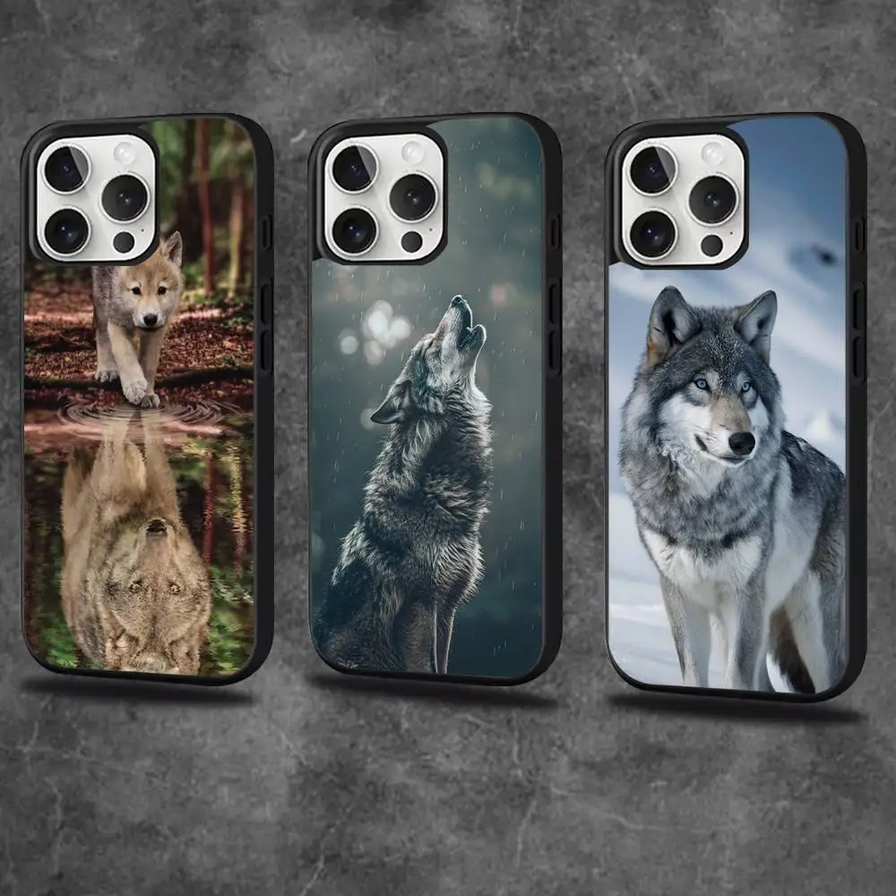 

The Wolf Phone Case For iPhone 16,15,14,13,12,11,Pro,Max,Plus,Mini,SE4,E Magnetic Magsafe Wireless Charging