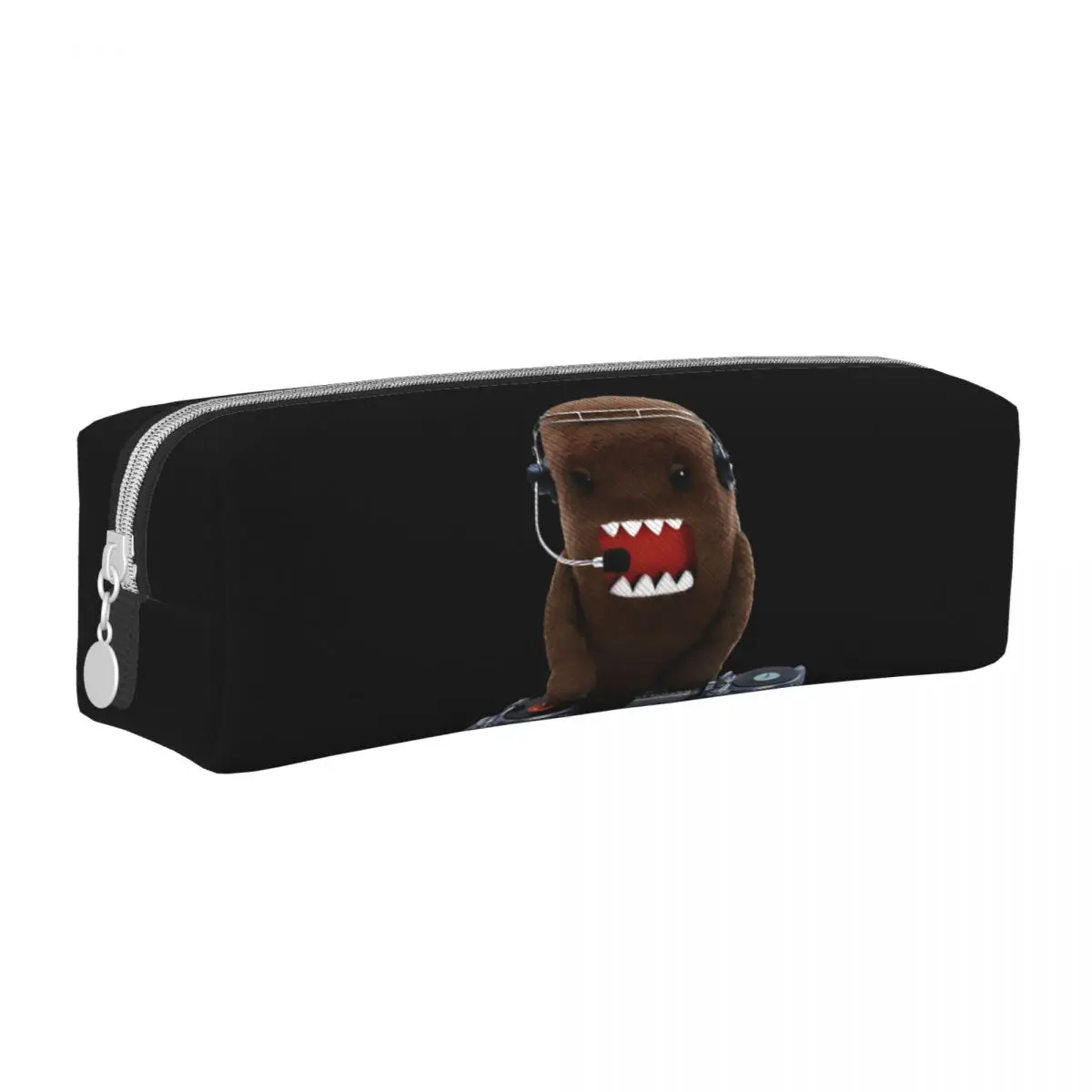 DJ Domo Kun Doll Pencil Cases Pencilcases Pen Kids Large Storage Bag Students School Gifts Stationery