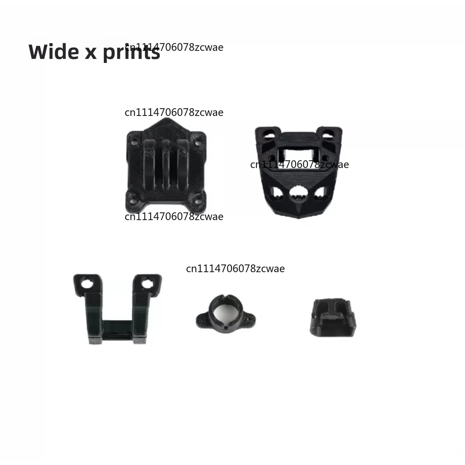 ZOCI-FPV 5 Inch Drone Injection Molded Printed Parts Kit Beginner Durable Compatible with Axisflying MANTA 5SE V2 Frame Set