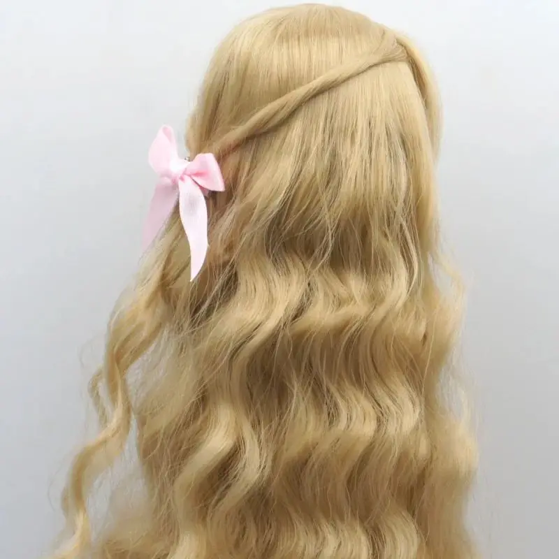 JD855 신소재 BJD 롱 웨이브 가발 탑 스킨 테크닉 OB11YOSD MSD SD Blythe DOD 헤어 1/8 1/6 1/4 1/3 인형 액세서리