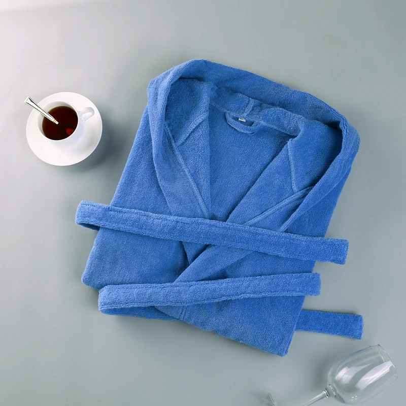 Winter Cotton Bathrobe Women Hood Towel Fleece Bathrobe Winter Thick Flannel Warm Bath Robe Lovers Dressing Gown Male Robes