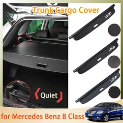 Trunk Curtain Mat for Mercedes Benz B Class W245 2005~2011 B200 B 200 B180 B170 B 170 Accessories Rack Rear Curtain Retractable