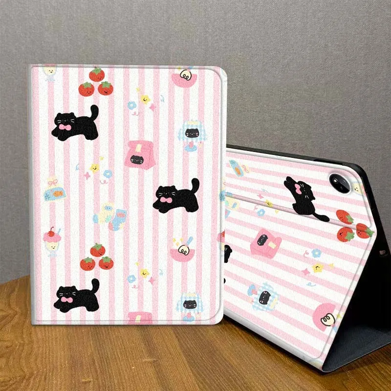 

Creative Black Cat Pattern Case For Vivo IQOO Pad2 Pad3 Pad5 Air SE Pro 12.1 12.3 13 11.5 11 inch Tablet
