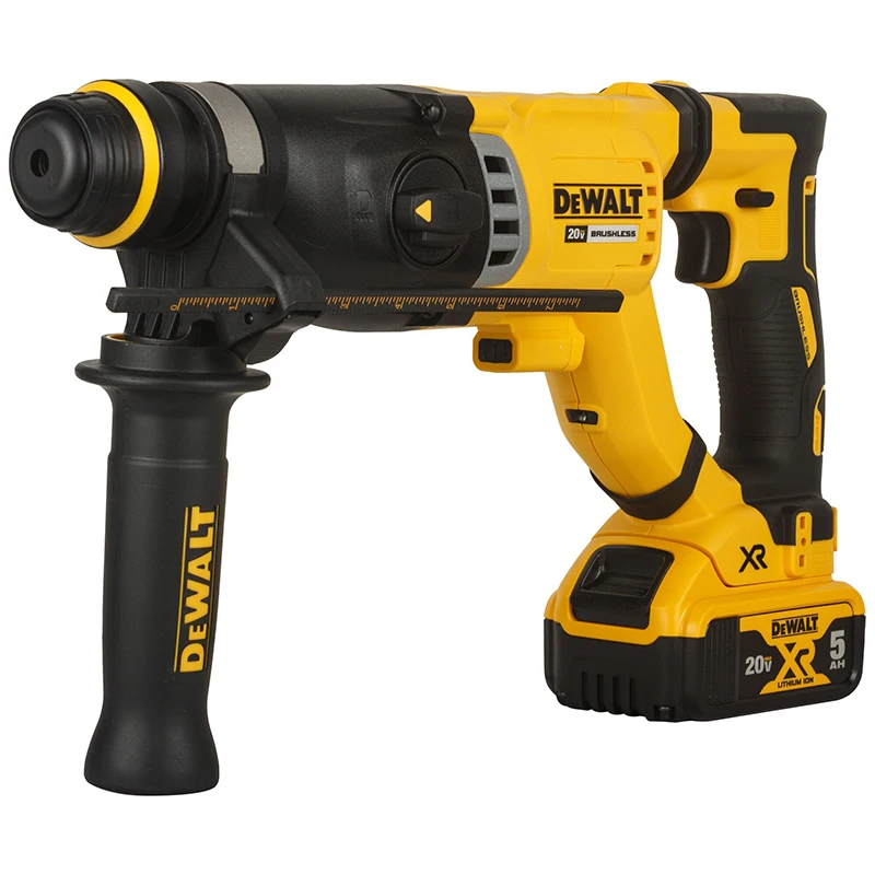 Imagem -02 - Dewalt-martelo Elétrico com Conjuntos de Baterias Broca do Canteiro de Obras Furos de Perfuração Ferramenta Elétrica Dch263 Dcb205 20v 5.0ah