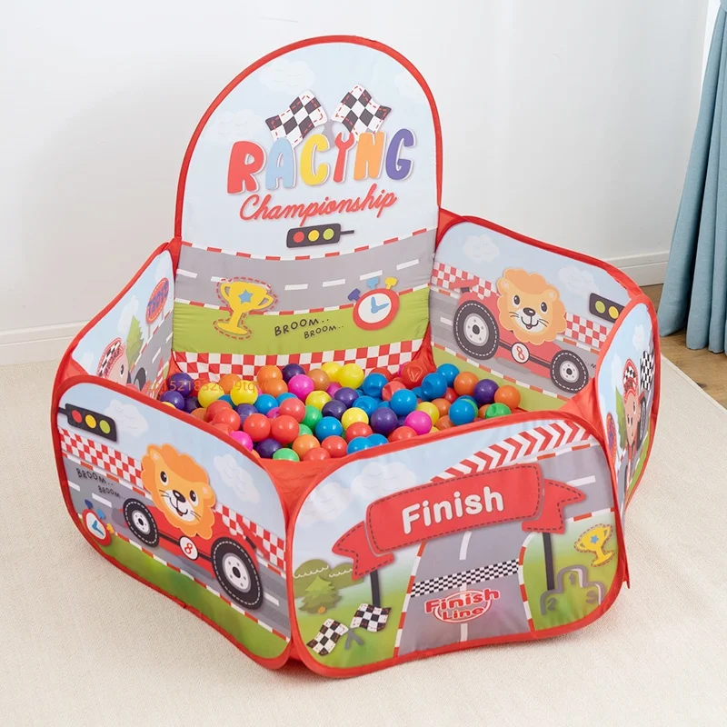 Pozo de bolas para niños, tienda de campaña grande emergente para niños pequeños, casa de juegos, parque infantil para gatear, bolas no incluidas