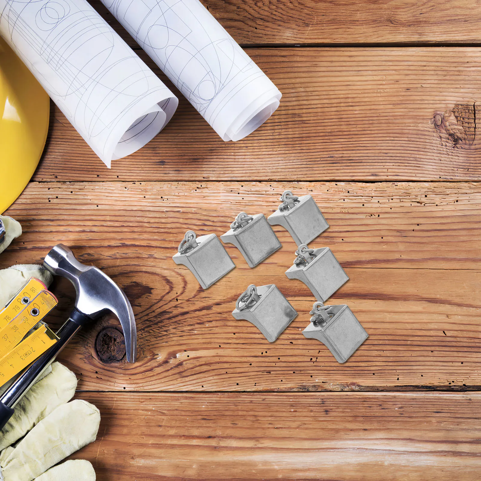 

10pcs Curtain Track End Caps Stainless Steel Indoor Slide Rail Ends Replacement Plug For Curtain Track Repair Parts Accessories