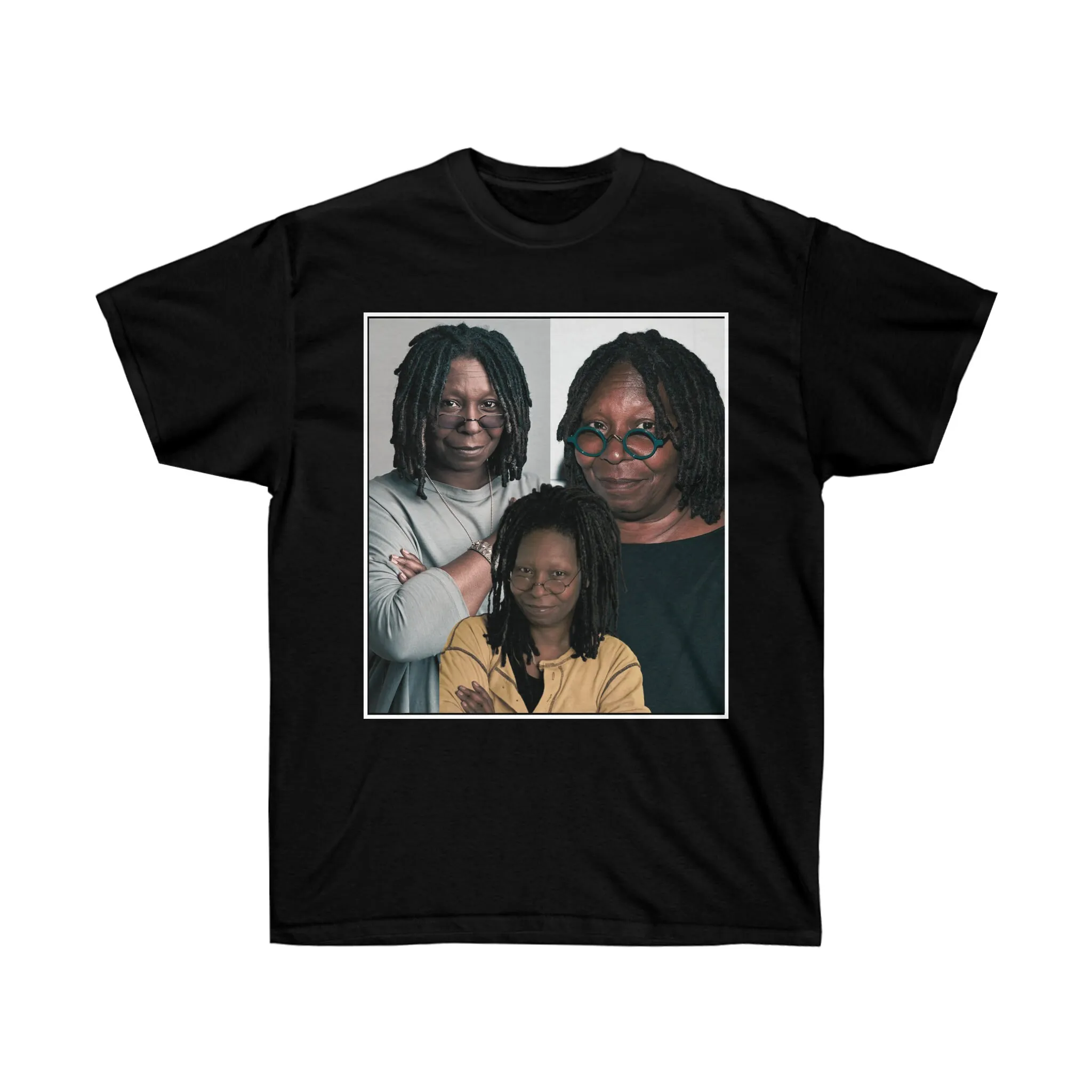 WHOOPI GOLDBERG Unisex Graphic Tee Whoopi Goldberg Vintage Unisex Crewneck