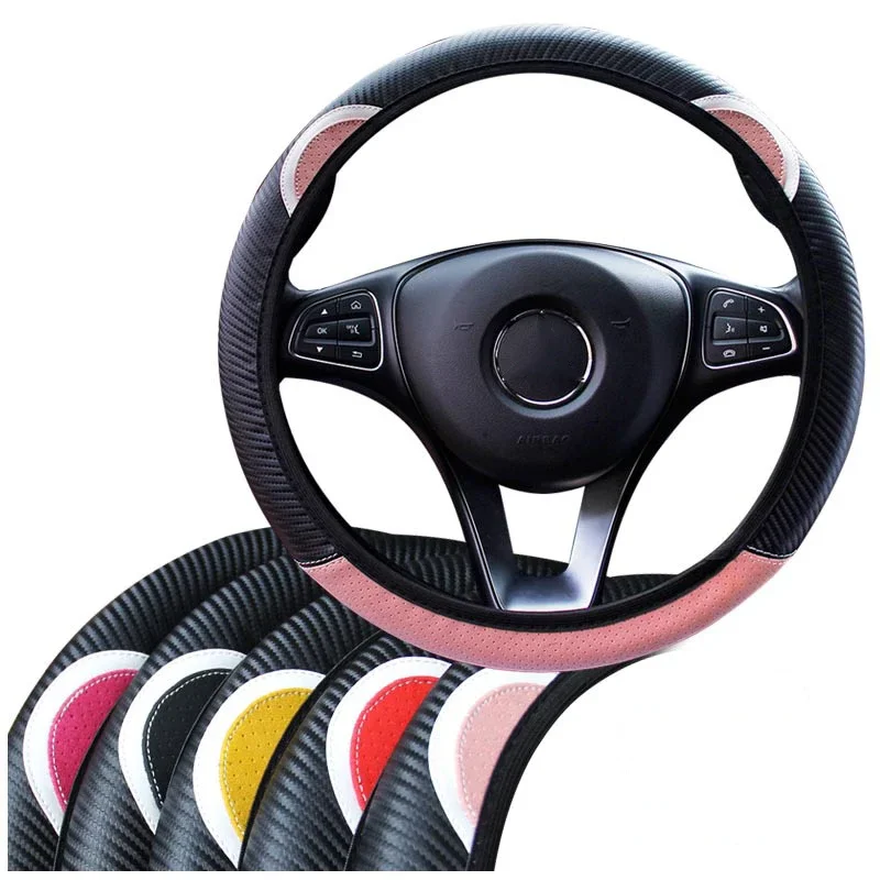 Cute Cartoon Cat Ear Steering Wheel Cover Universal Car-styling Car Steering-Wheel Handle Covers Auto Decoration