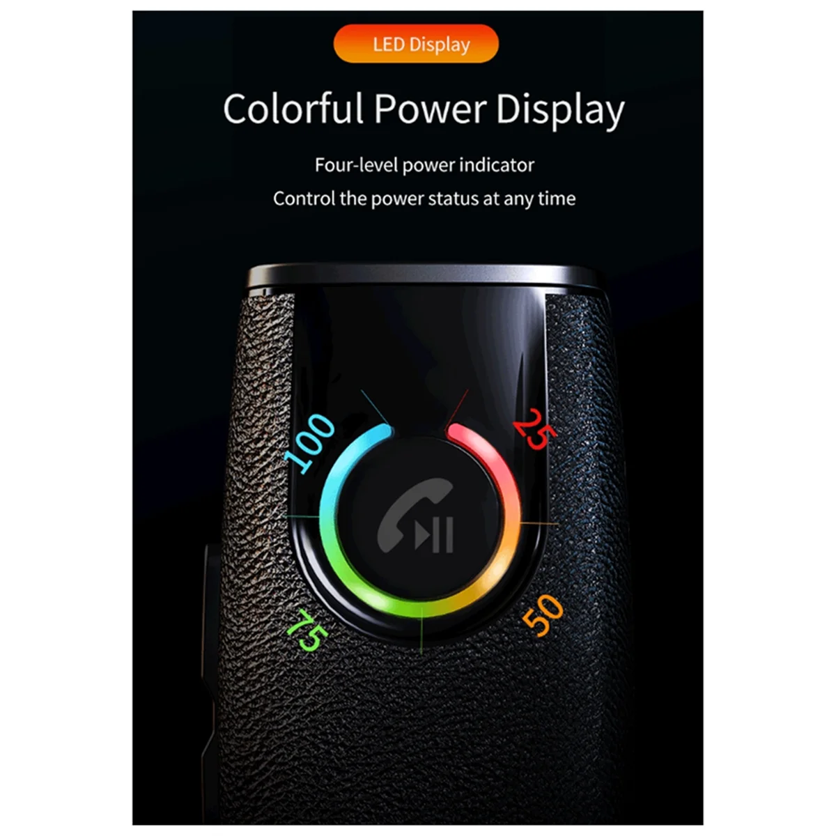 POP-lCar Bluetooth-адаптер Беспроводной стереоаудиоприемник для наушников с разъемом AUX 3,5 мм Автомобильный динамик Поддержка громкой связи