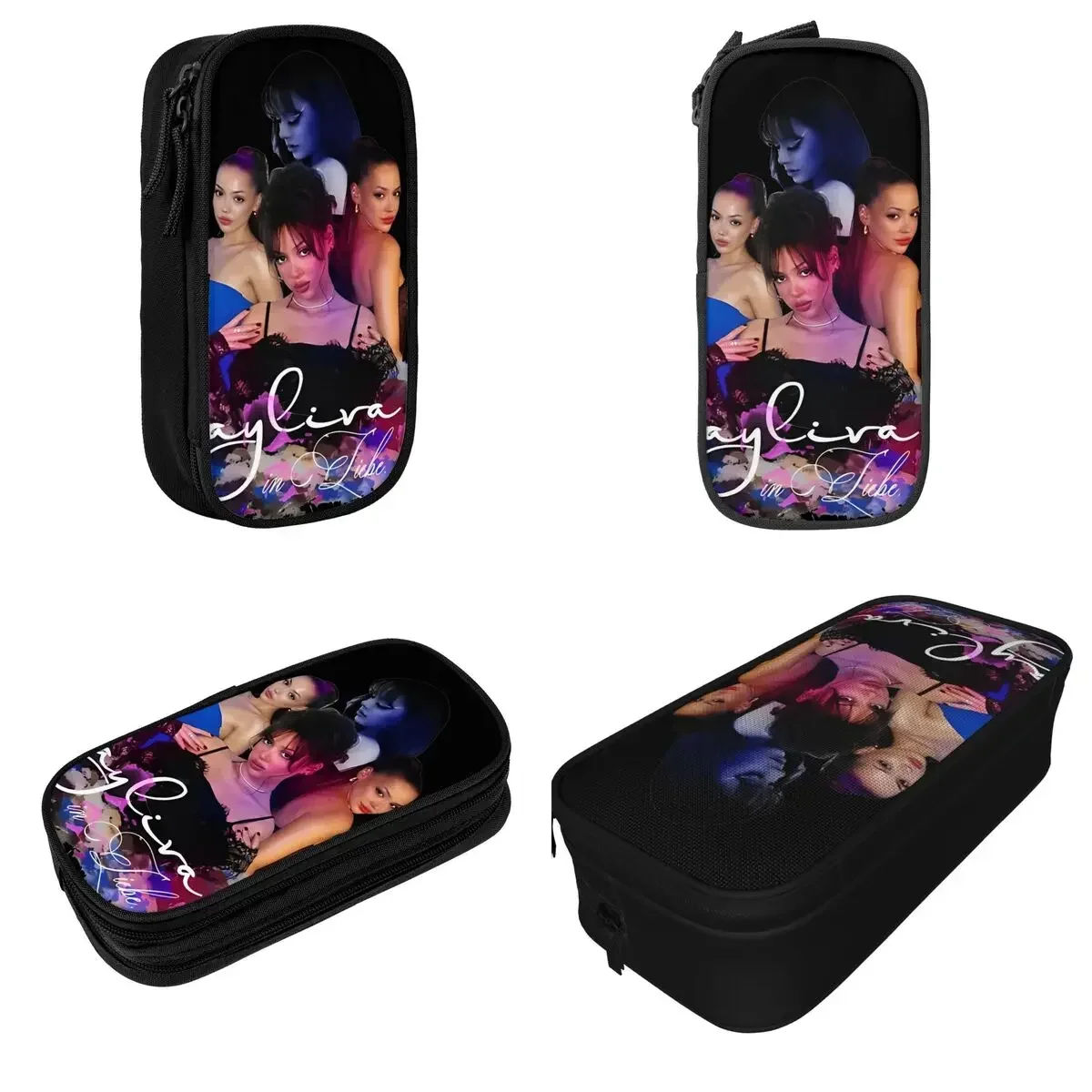 

Ayliva In Liebe Music Pencil Case Classic Pop Singer Pen Bags for Student Large Storage School Supplies Zipper Pencilcases