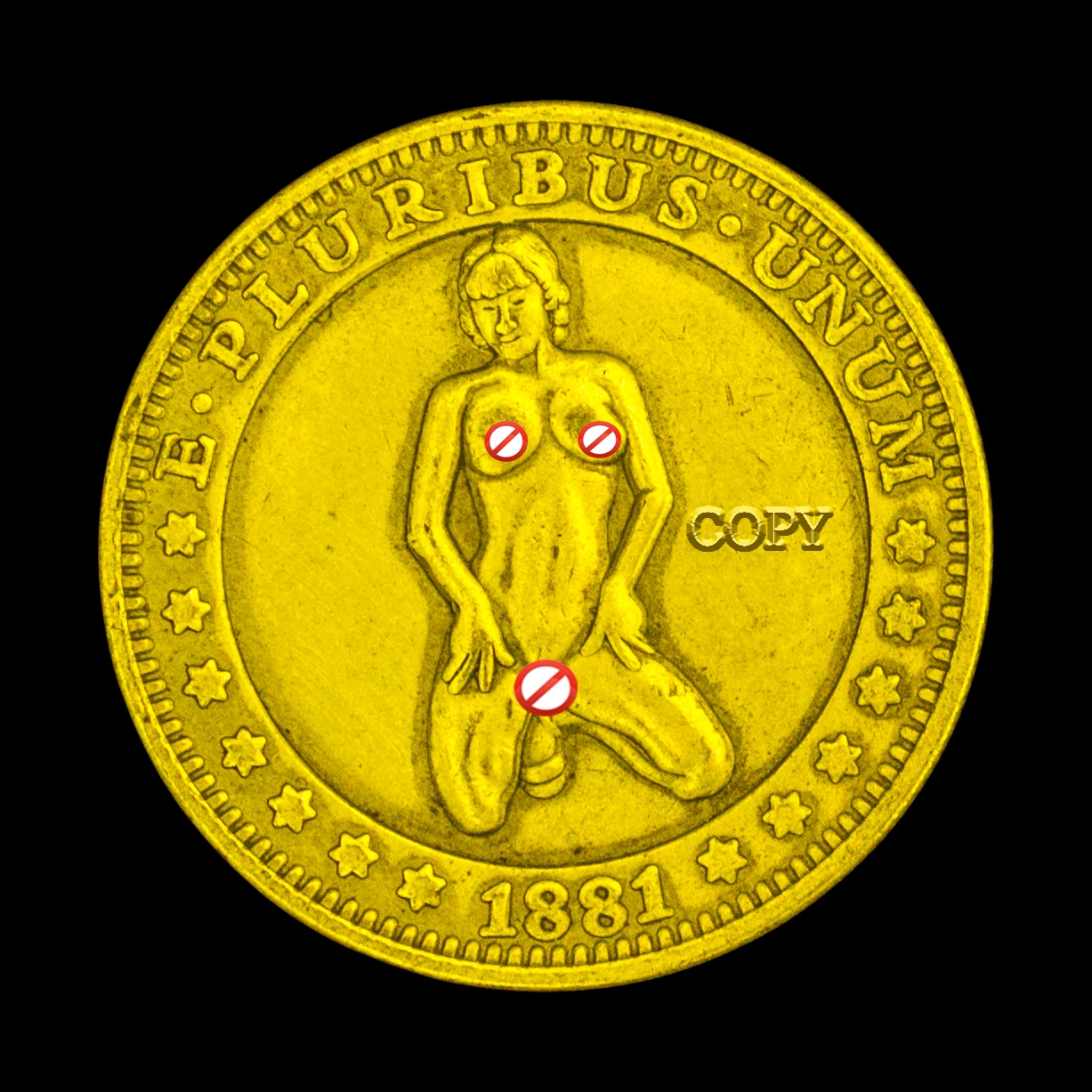 Sexy Beauty Gold Coin, Skull Coin, Oomph Girl, Magic Coin, Lucky coin, Passionate Figure Engrave Currency，Boyfriend Holiday Gift