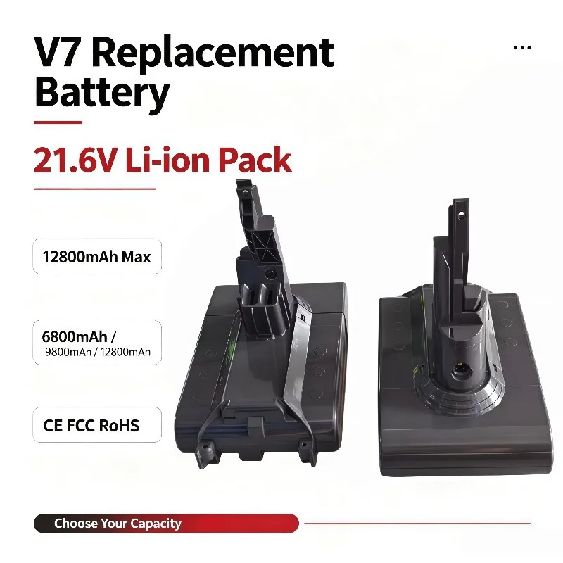 21.6V Lithium‑ion Rechargeable Battery Original New Replacement For V7 SV10 SV11 Vacuum Cleaner Multiple Models