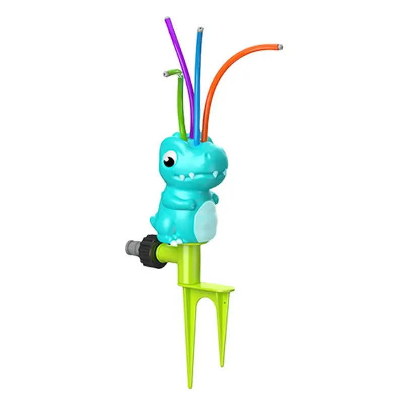 

Water Sprinkler for Kids Dinosaur Water Sprinklers Rotation Outdoor Water Toys Spray Toys Backyard Games for Playful Summer