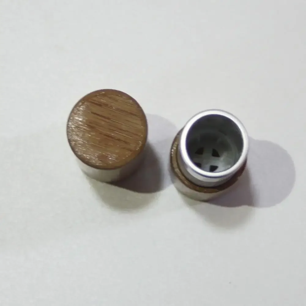 4g 10 pçs/lote eco amigável grau superior ouro prata torção até tubo de batom de bambu bálsamo labial diy vazio recipiente de batom de alta qualidade