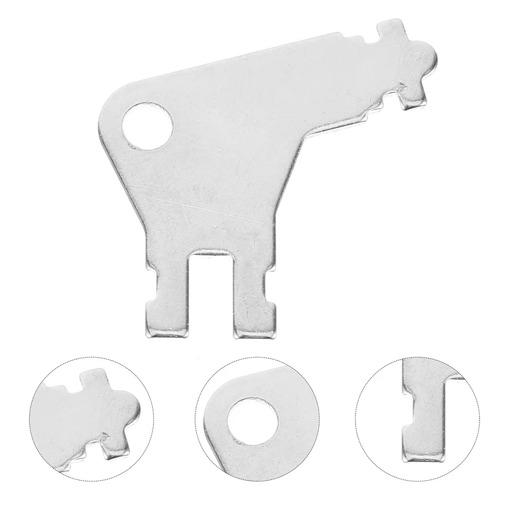 5pcs Toilet Paper Dispenser Key Replacement Heavy Duty Iron Tissue Lock Key For Public Restrooms Schools Compatible With Georgia