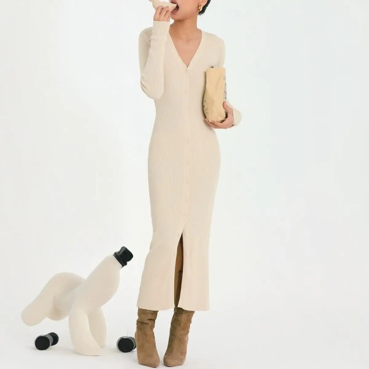 여성용 드레스 슬리브 봄 튤 러플 깃털 장식 캐주얼 양면 셔링 트위스트 랜턴 슬리브 추상적 출퇴근룩