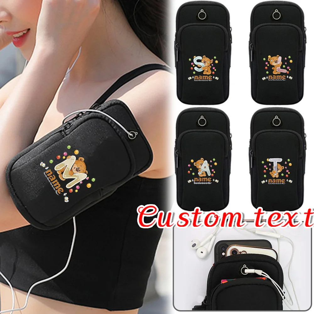 

Personalized Customization Name Arm Bag Universal Arm Strap Sports Phone Bag Running Arm Phone Stand Sports Phone Bag