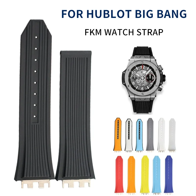 

FOR HUBLOT BIG BANG 441/642 SERIES,FKM RUBBER WATCH STRAP