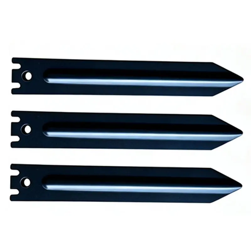 AT19-13Pcs 10Inch Metal Landscape Edging Stakes For Garden, Lawn, And Trellis Support Corrugated Garden Landscape Edging